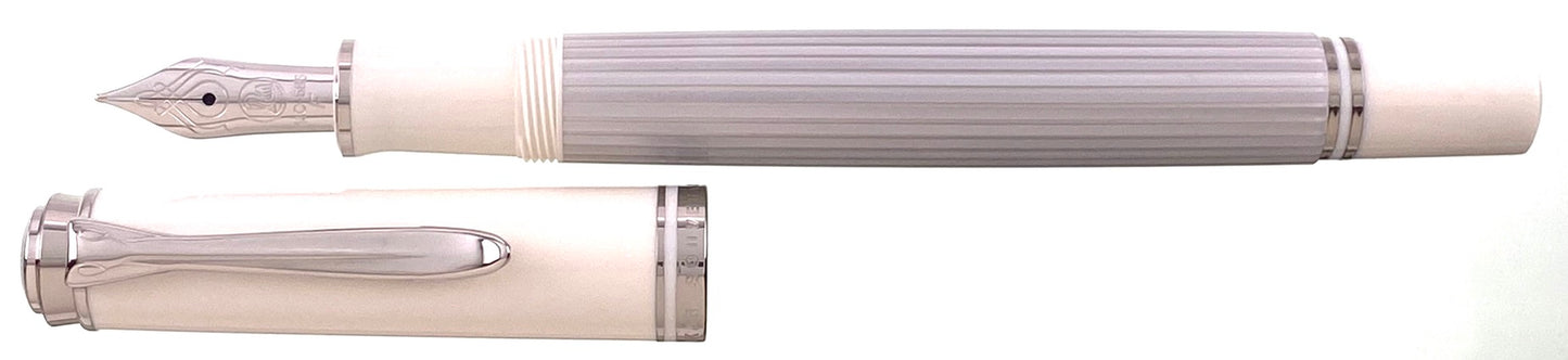 Pelikan Souverän M405 Silver-White - nibs.com