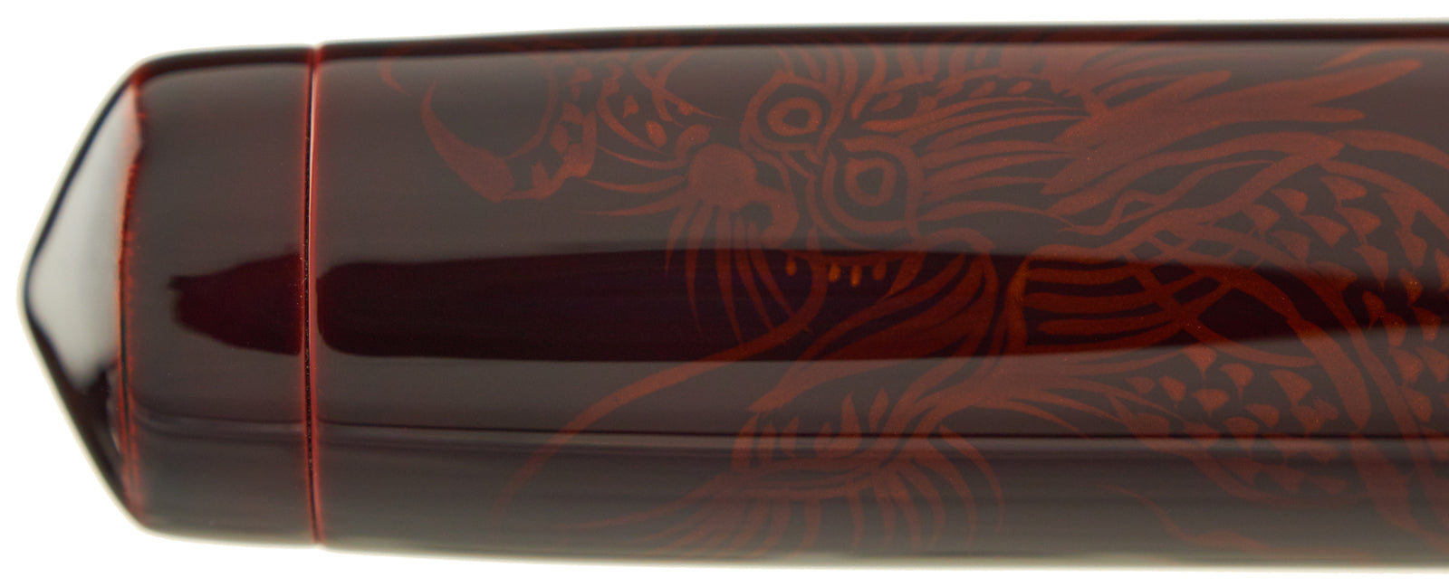 Nakaya Naka-ai Writer Ascending Dragon Aka-tamenuri - nibs.com