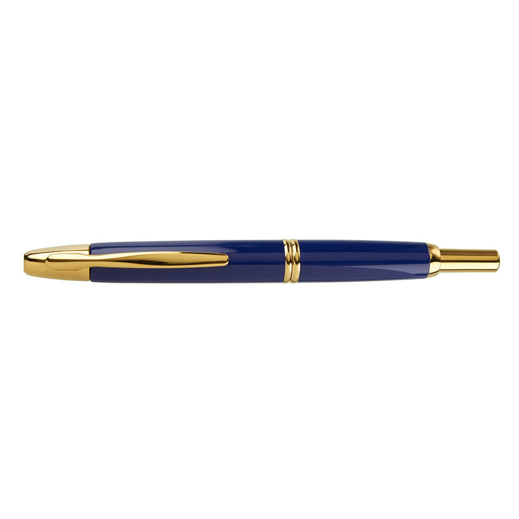 Pilot Vanishing Point Blue Gold - nibs.com