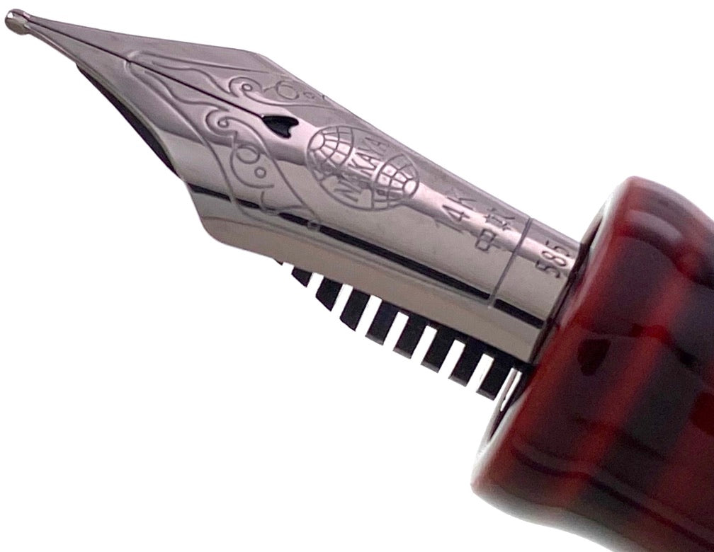 Nakaya 17mm Portable Cigar Ascending Dragon Aka-tamenuri - nibs.com