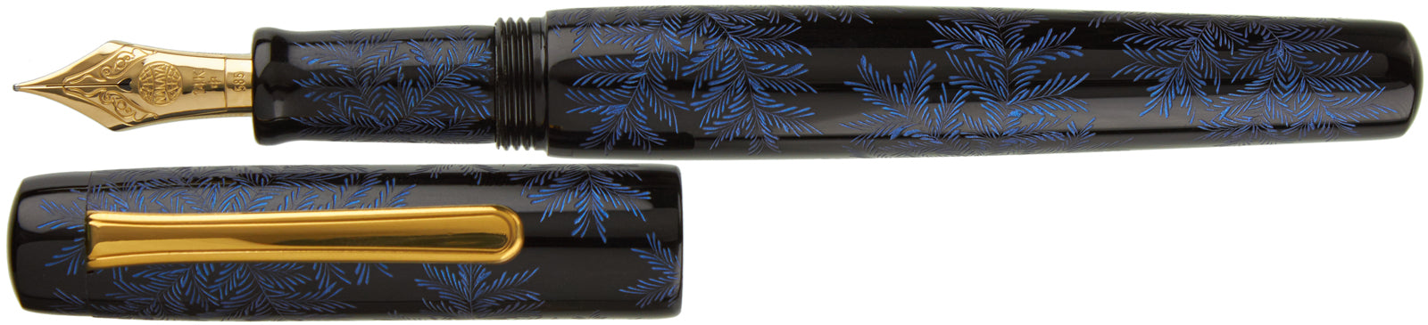 Nakaya Neo Standard Shinobu Blue - nibs.com