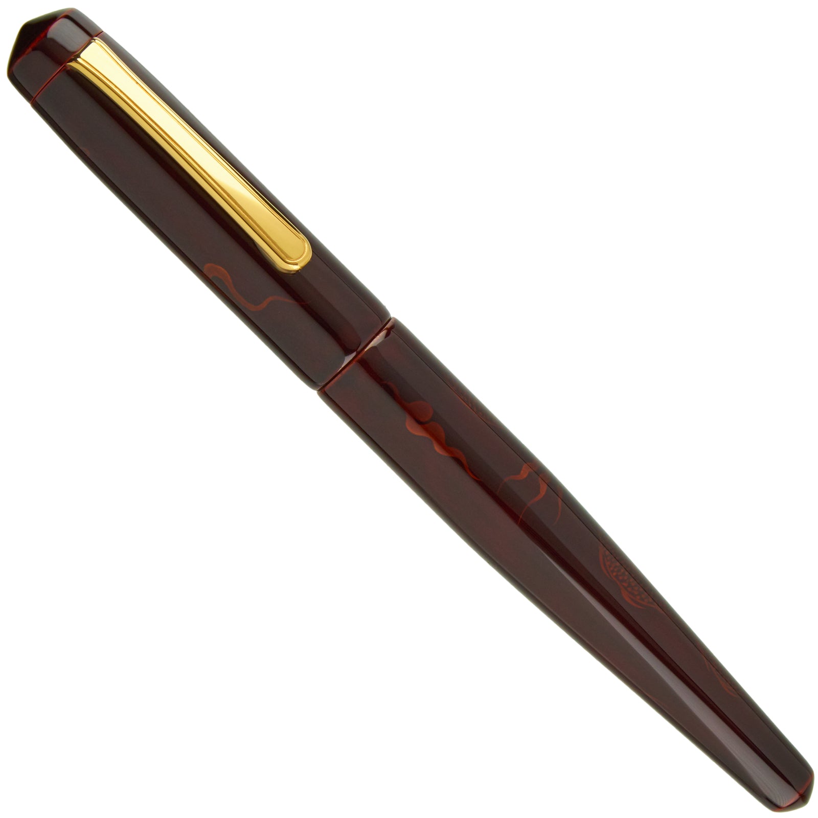 Nakaya Naka-ai Writer Ascending Dragon Aka-tamenuri - nibs.com
