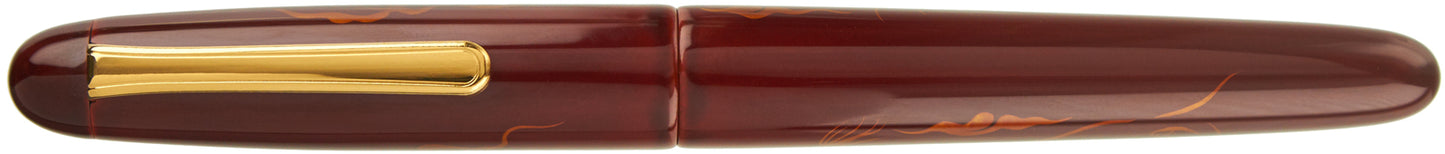 Nakaya Portable Writer Ascending Dragon Aka-tamenuri - nibs.com