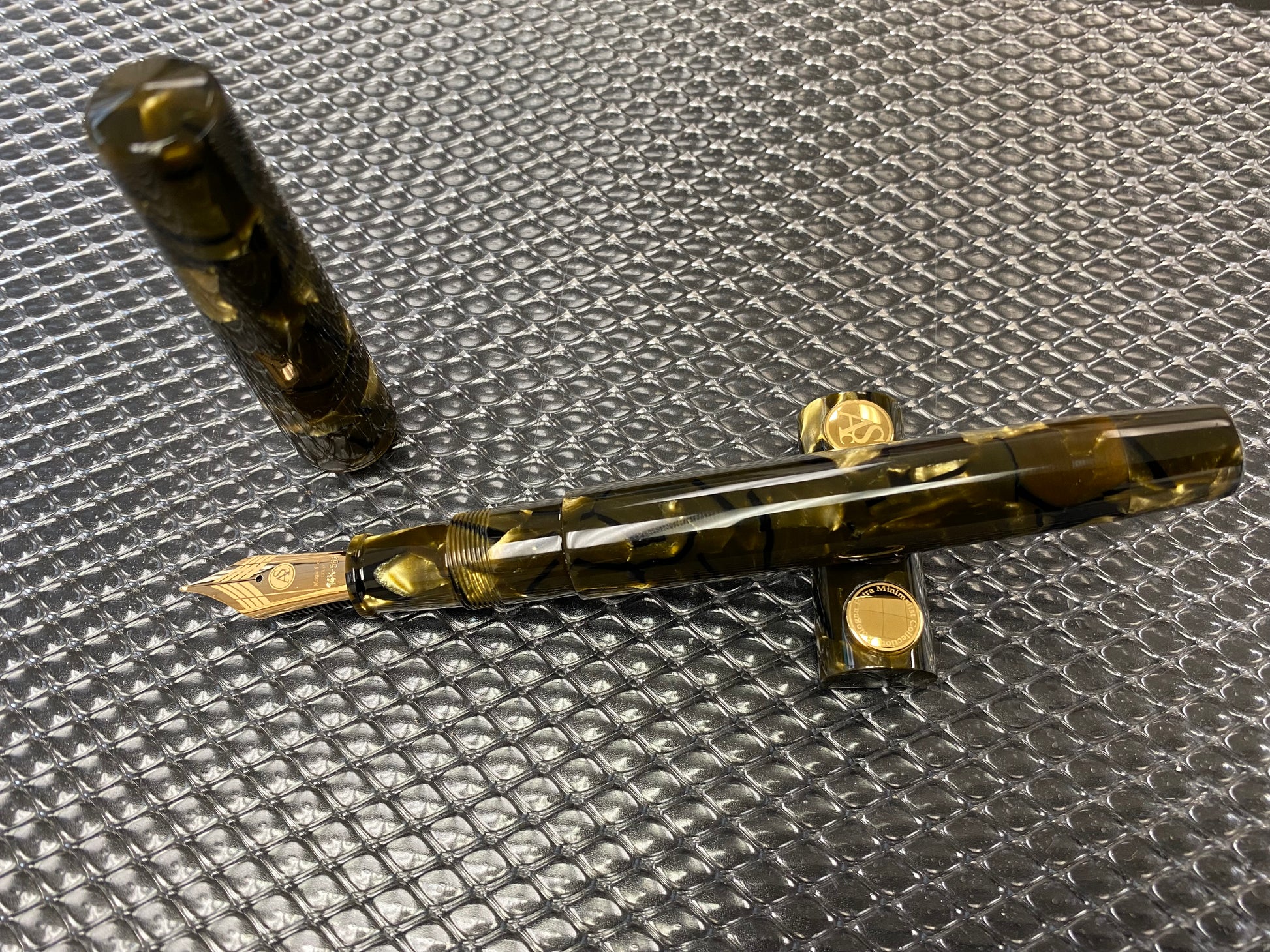 ASC Bologna Extra Minimalist Celluloid Green Saft Limited Edition - nibs.com