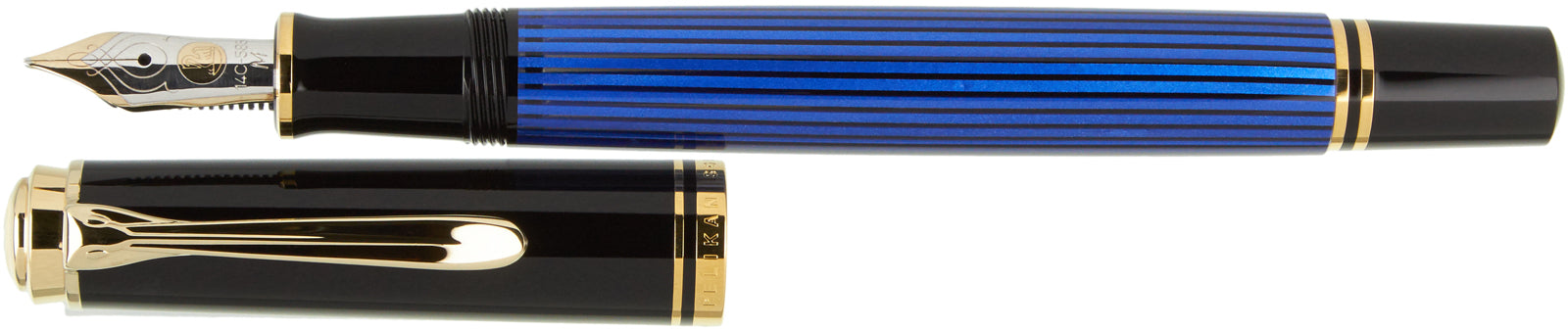 Pelikan Souverän M400 Blue Stripe - nibs.com
