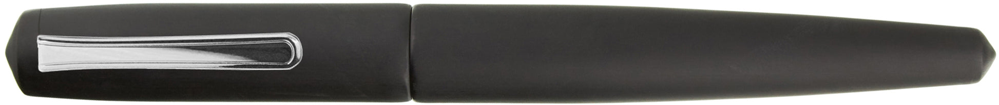 Nakaya Naka-ai Writer Ballpen Matte Black Chrome - nibs.com