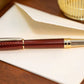 S.T. Dupont Line D Large Firehead Guilloché Amber - nibs.com