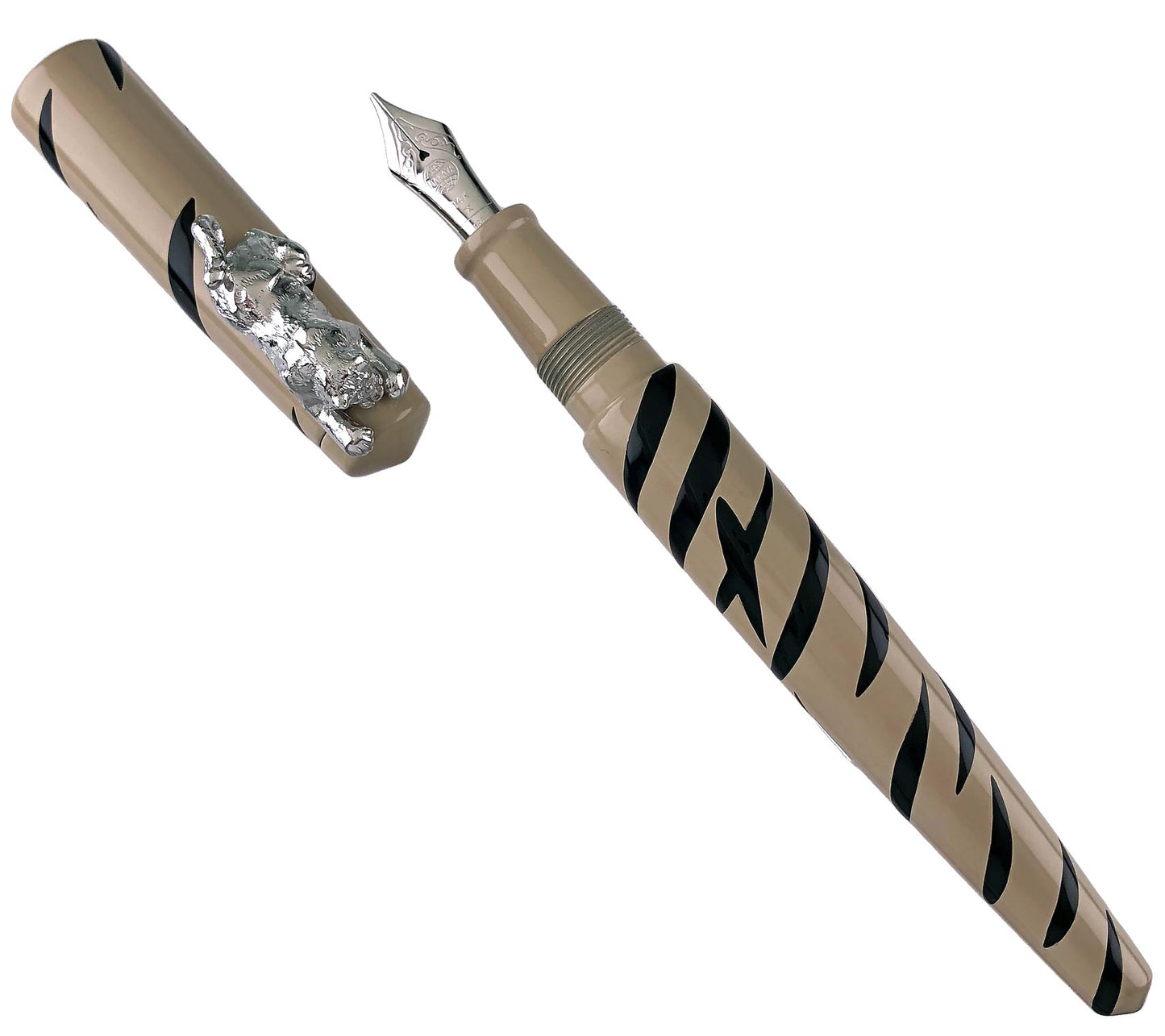 Nakaya Naka-ai Writer Pen of the Year 2022 - White Tiger - nibs.com