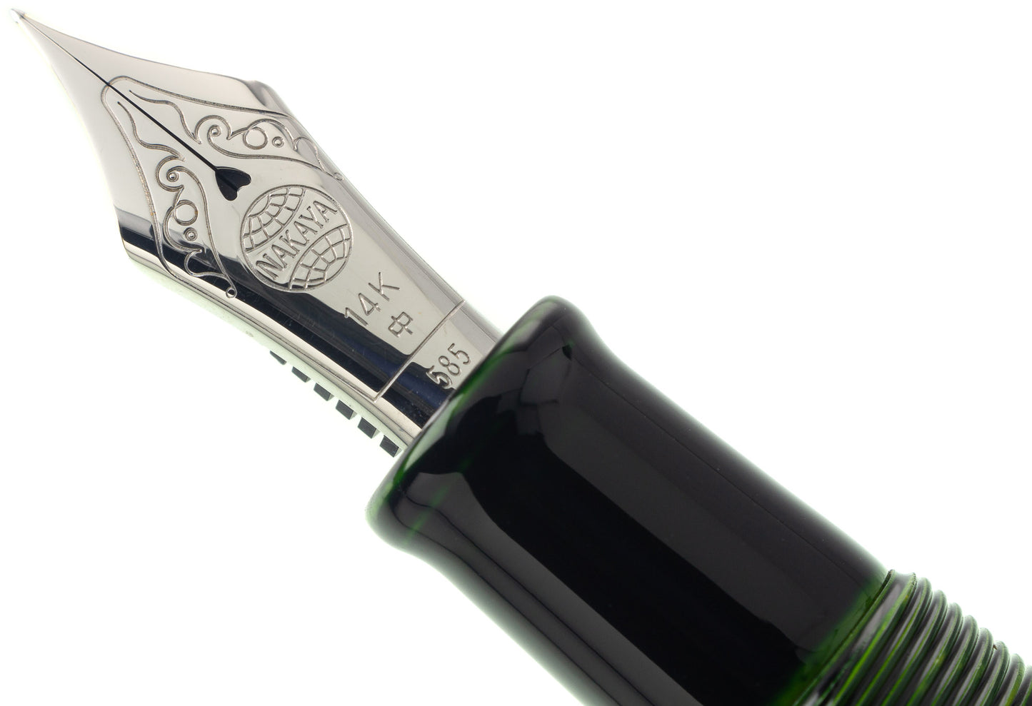 Nakaya Piccolo Cigar Midori-tamenuri - nibs.com