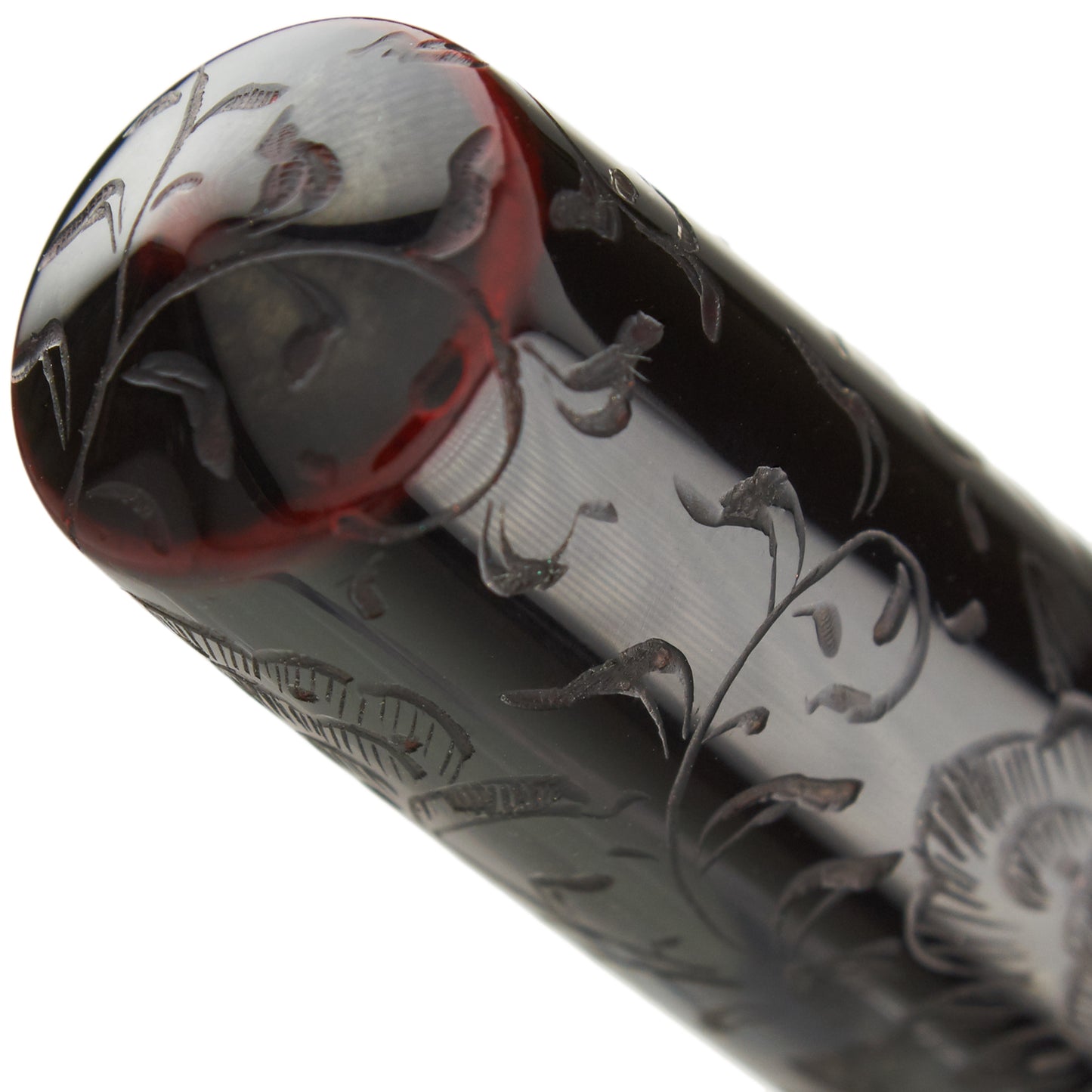 Nakaya Piccolo Cigar Housoge Kuro-tamenuri Charcoal - nibs.com