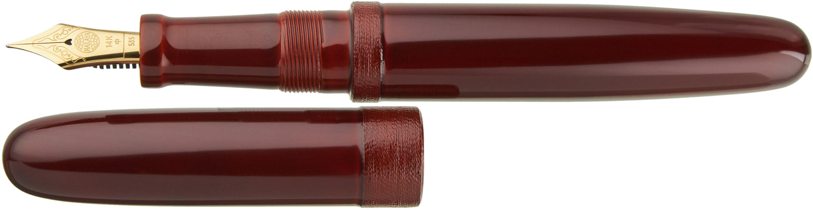 Nakaya 17mm Portable Cigar String Rolled Aka-tamenuri - nibs.com