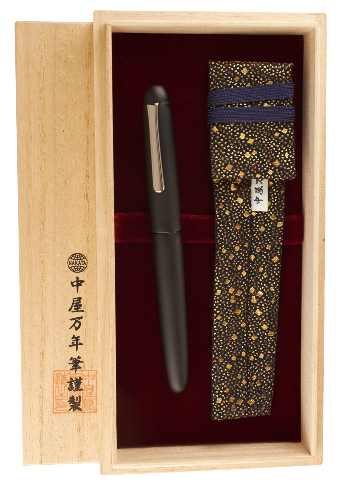 Nakaya Portable Writer Matte Black Hairline - nibs.com