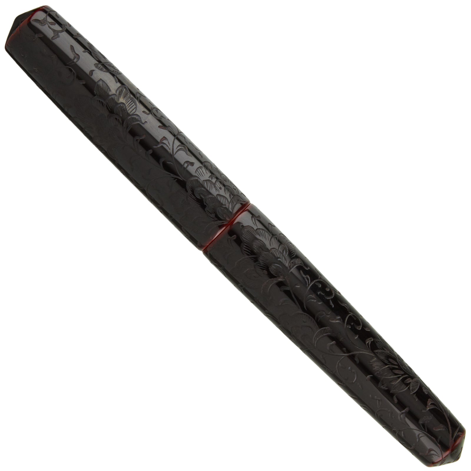 Nakaya Piccolo Cigar Housoge Kuro-tamenuri Charcoal - nibs.com