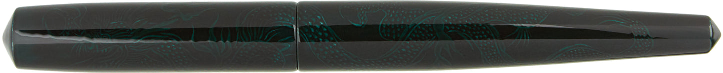 Nakaya Naka-ai Cigar Ascending Dragon Ao-tamenuri - nibs.com