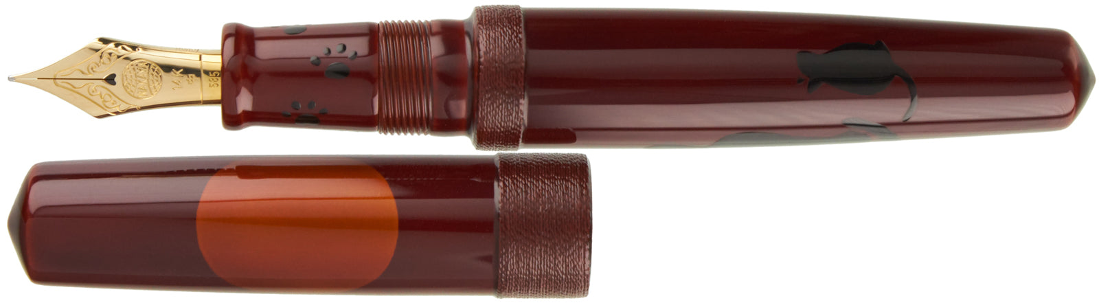 Nakaya Piccolo Cigar String Rolled Enjoying The Moon Cat - nibs.com