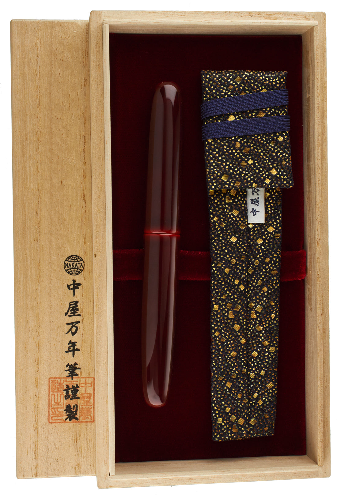 Nakaya 17mm Long Cigar Aka-tamenuri - nibs.com