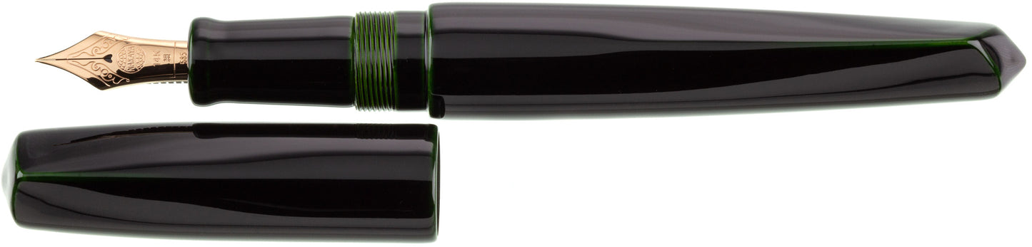 Nakaya Dorsal Fin Version 2 Midori-tamenuri - nibs.com