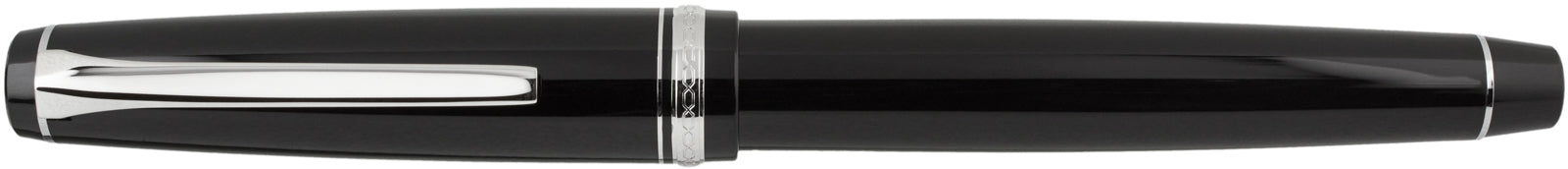 Pilot Falcon Resin Black Rhodium - nibs.com