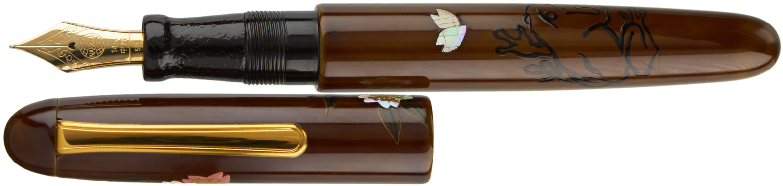 Nakaya Portable Writer Frog with Cherry - nibs.com