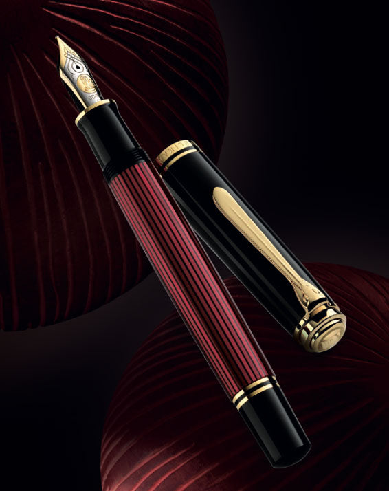 Pelikan Souverän M800 Black-Red - nibs.com