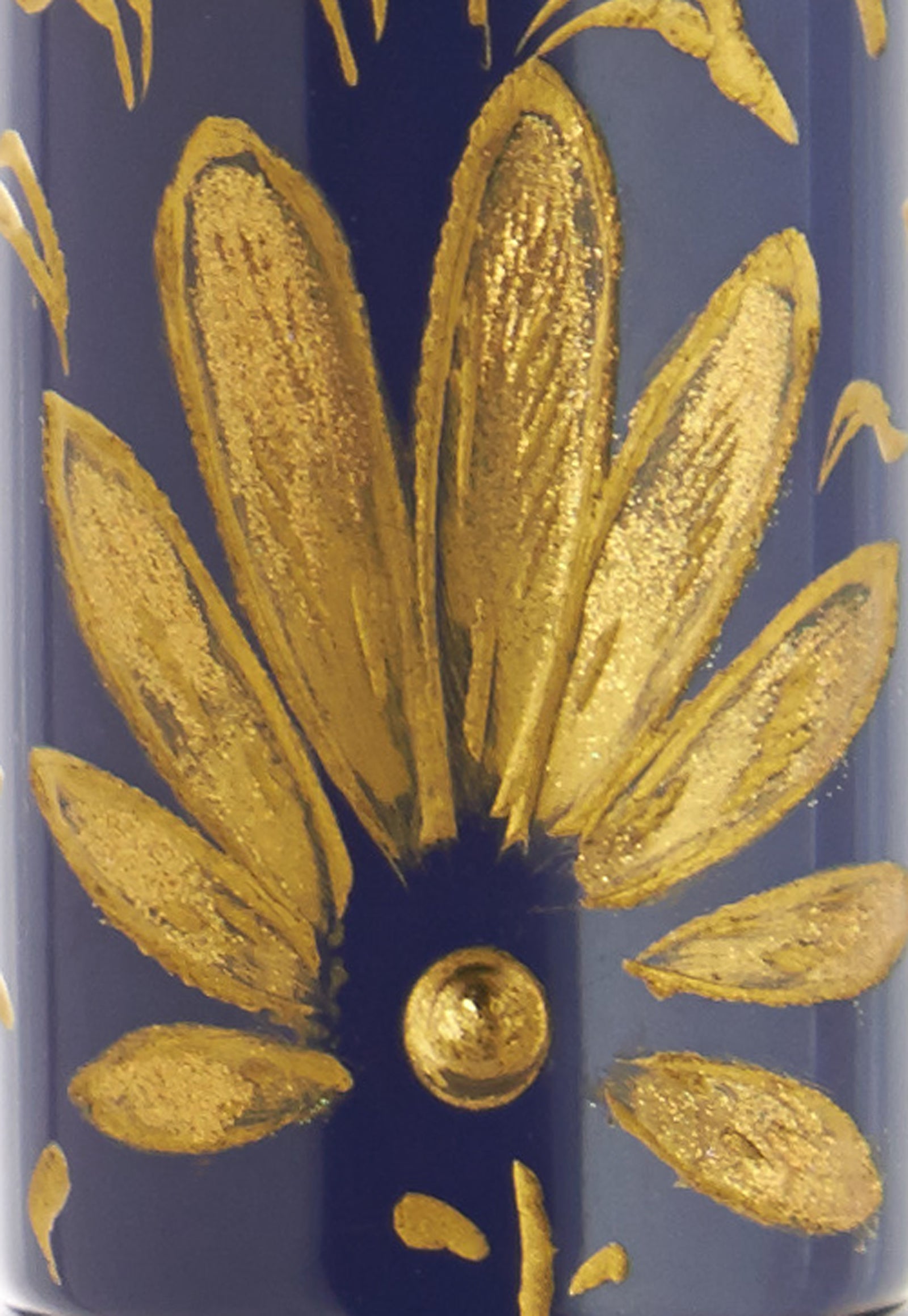 Nakaya Piccolo Cigar Chinkin Palmet Kikyo Colored Powders - nibs.com