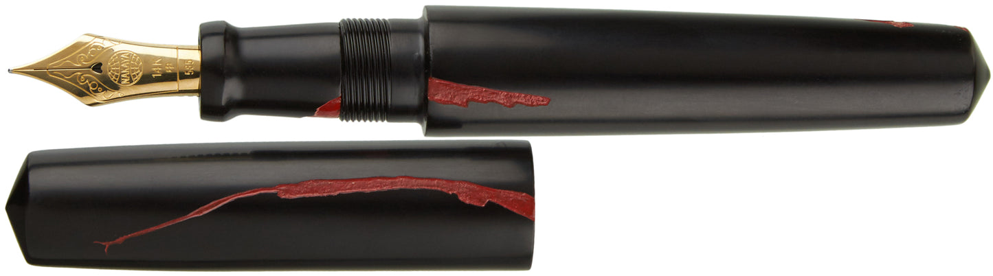 Nakaya Piccolo Cigar Negoro Red Cloth - nibs.com