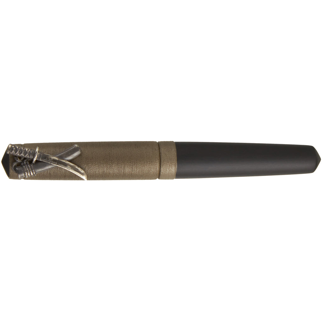 Nakaya Piccolo Writer Small Sword Gin Itomaki - nibs.com