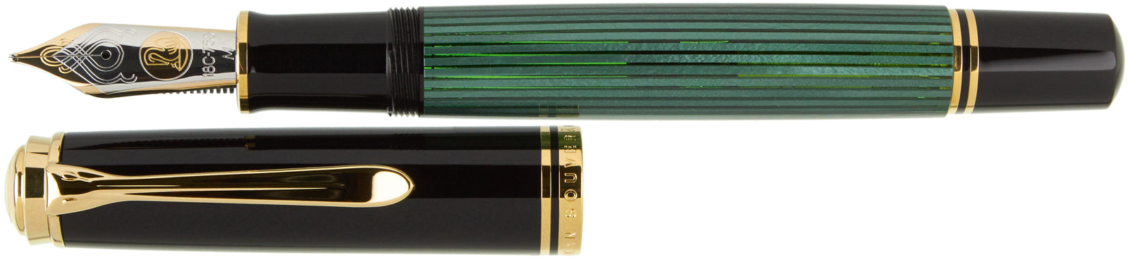 Pelikan Souverän M1000 Green Stripe - nibs.com