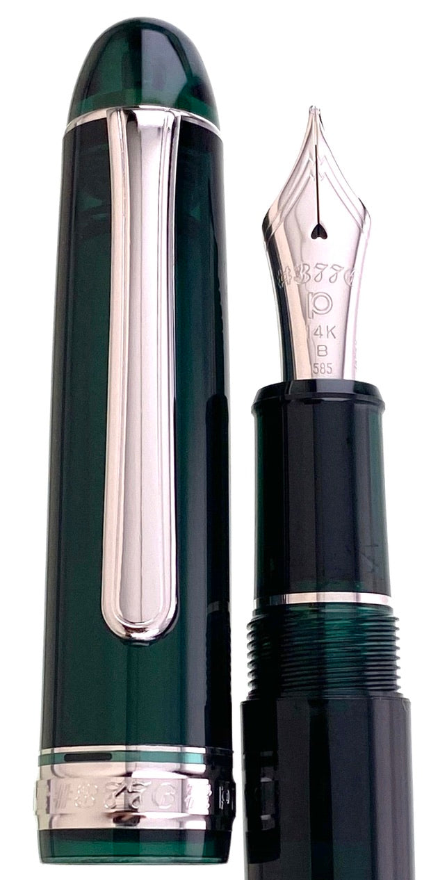 Platinum 3776 Century Laurel Green Rhodium - nibs.com