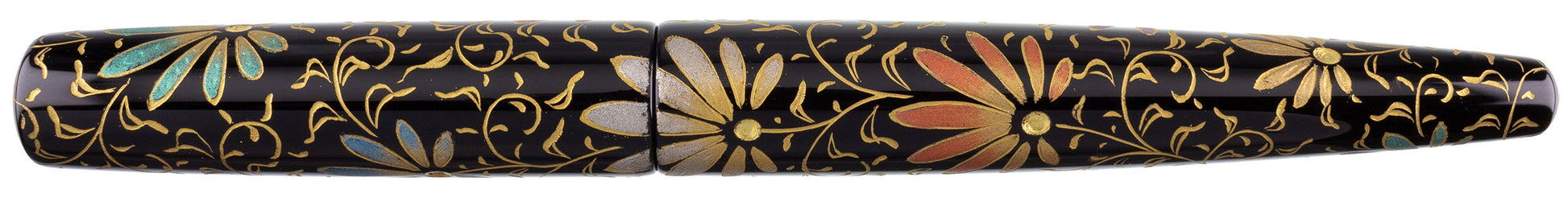 Nakaya Naka-ai Cigar Chinkin Palmet Colored Powders Black - nibs.com