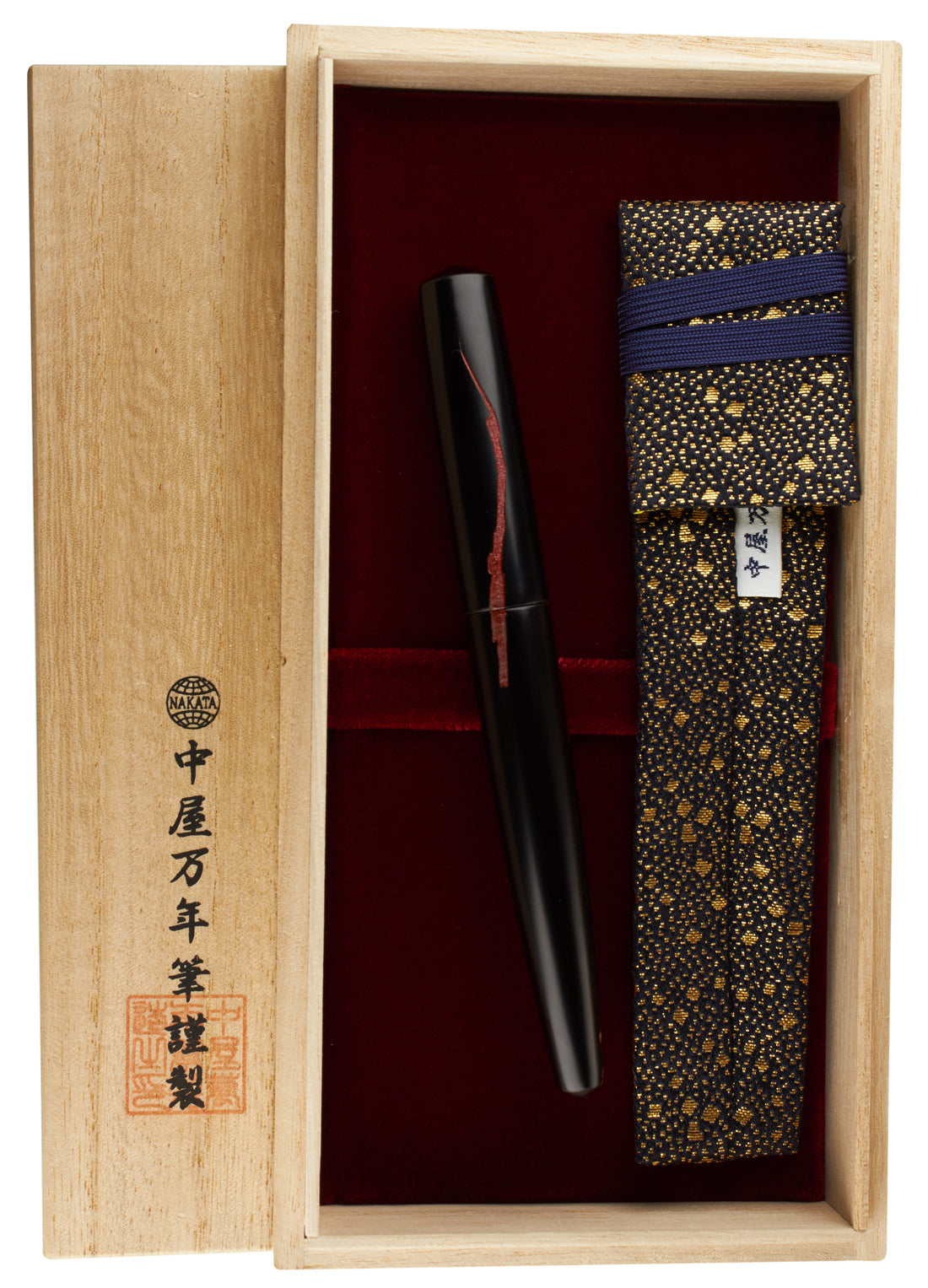 Nakaya Naka-ai Cigar Negoro Red Cloth - nibs.com