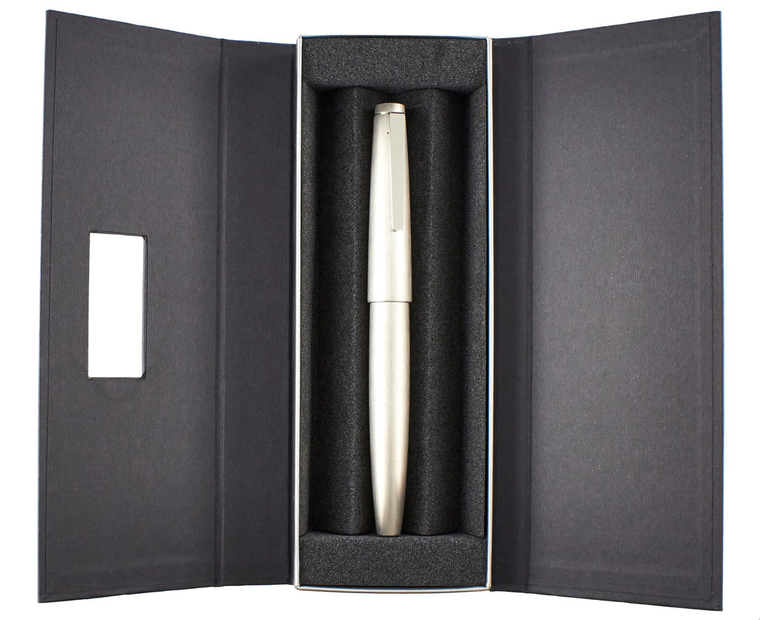 Lamy 2000 Brushed Stainless Steel - nibs.com