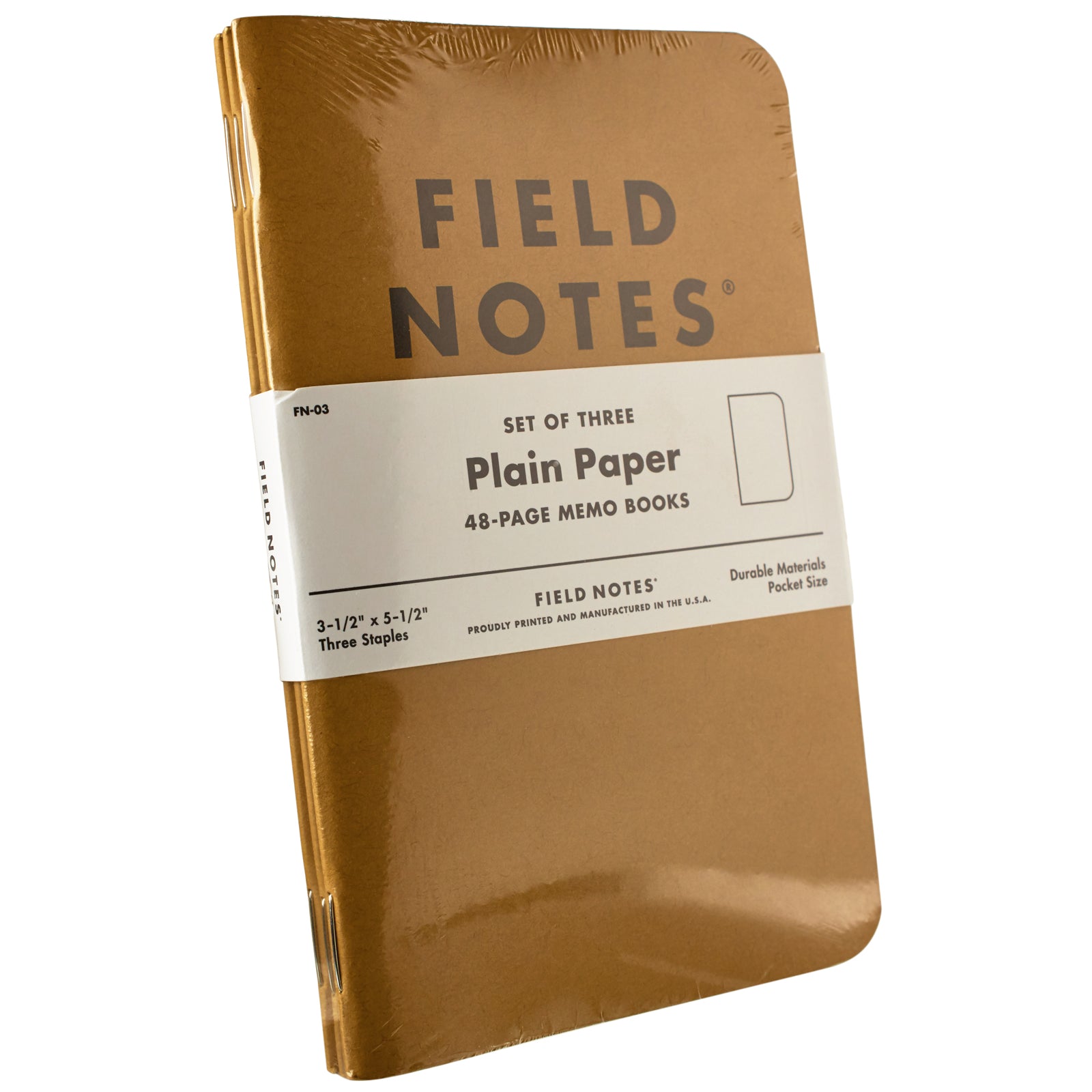 Field Notes Plain Paper Memo Books (3-Pack) - nibs.com