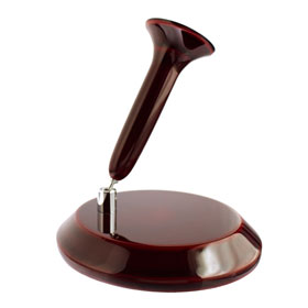 Nakaya Desk Pen Stand Aka-tamenuri - nibs.com