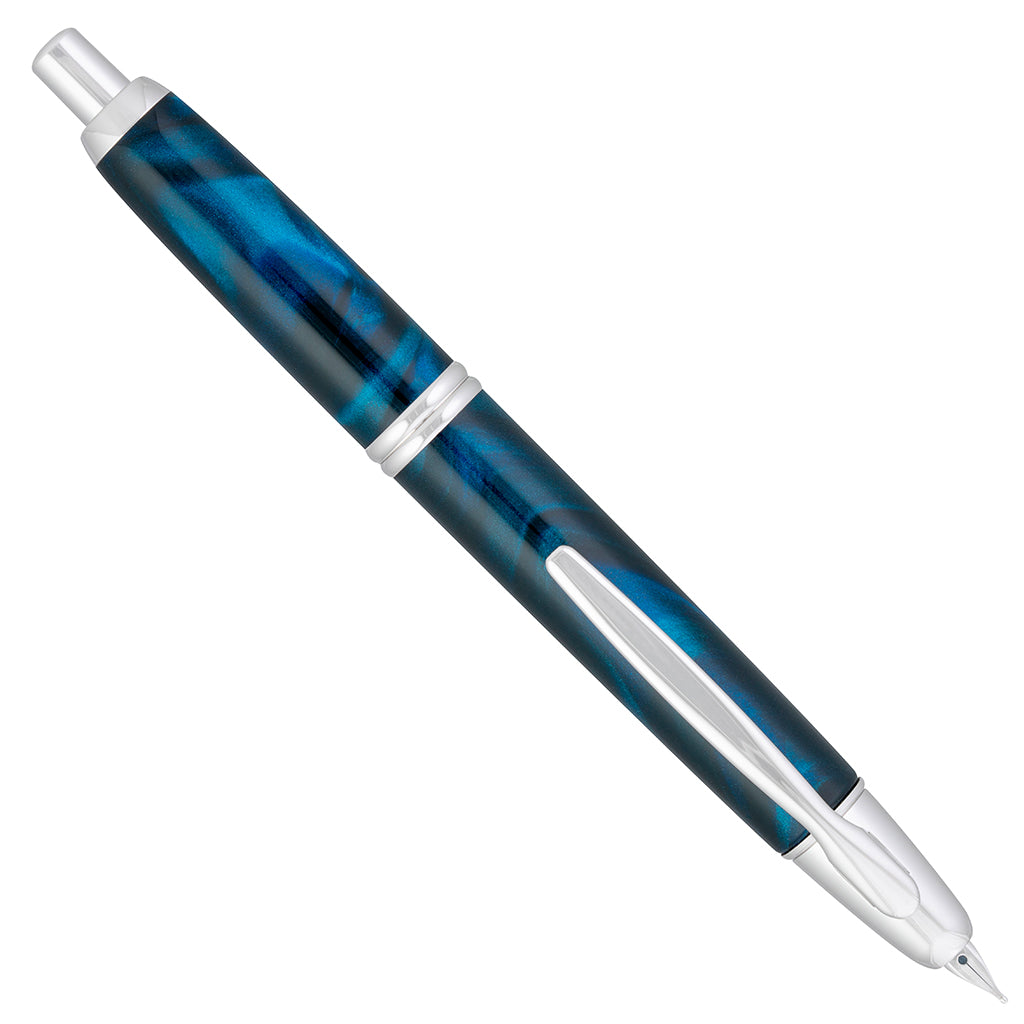 Pilot Vanishing Point SE Marble Blue - nibs.com